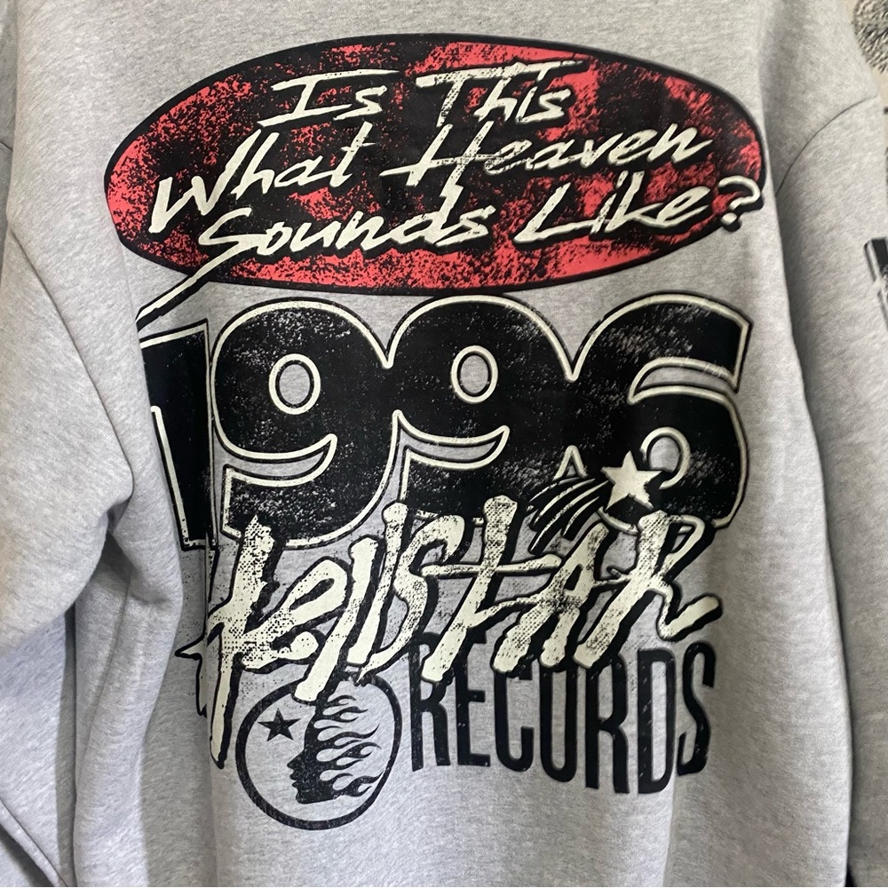 Hellstar Capsule 9 Crew Neck Grey Sweatshirt - image 7